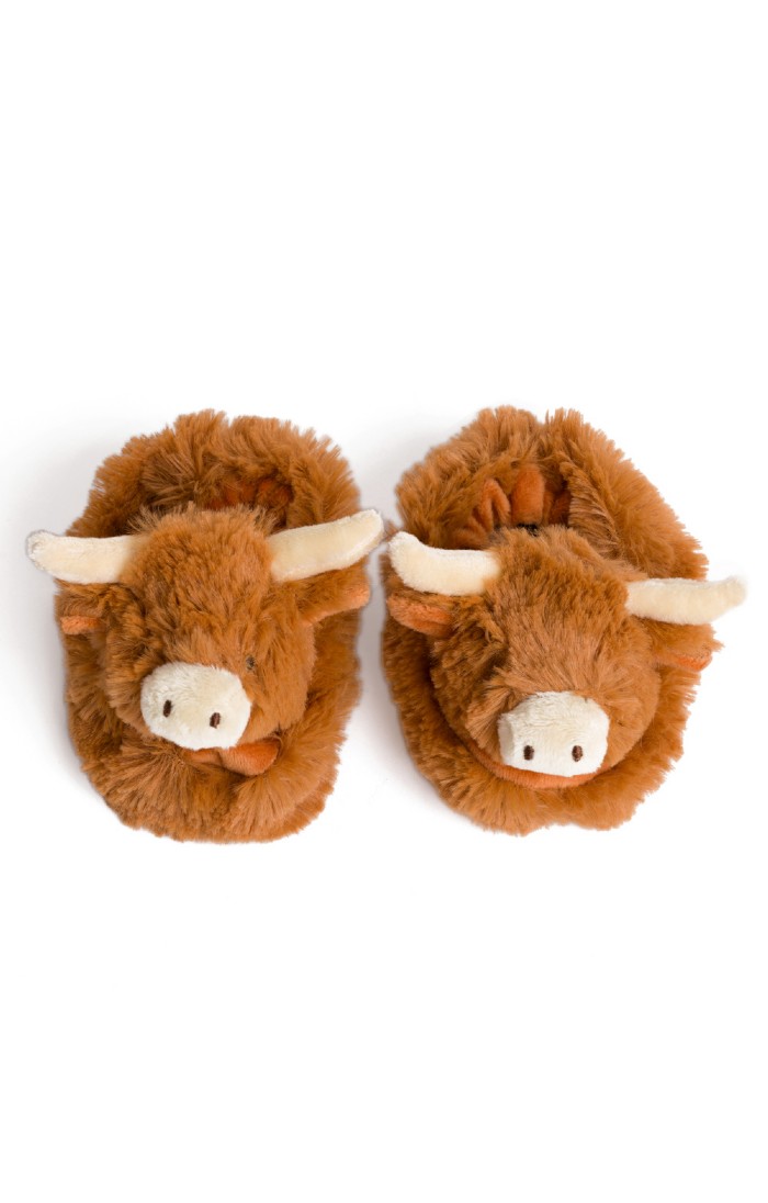 Highland cow slippers sales