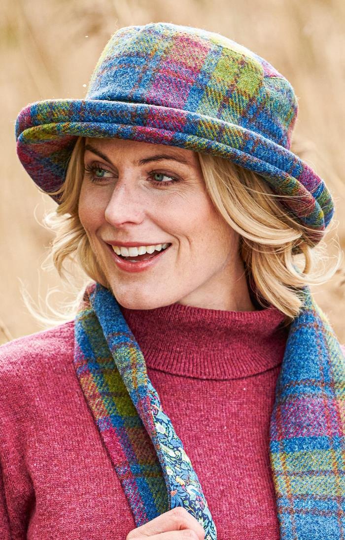 Harris Tweed Cloche Hat The House of Bruar