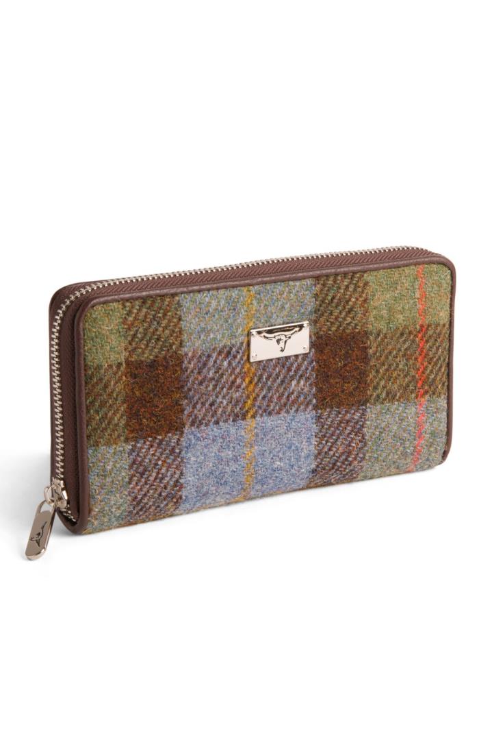 Harris tweed staffa purse 2025