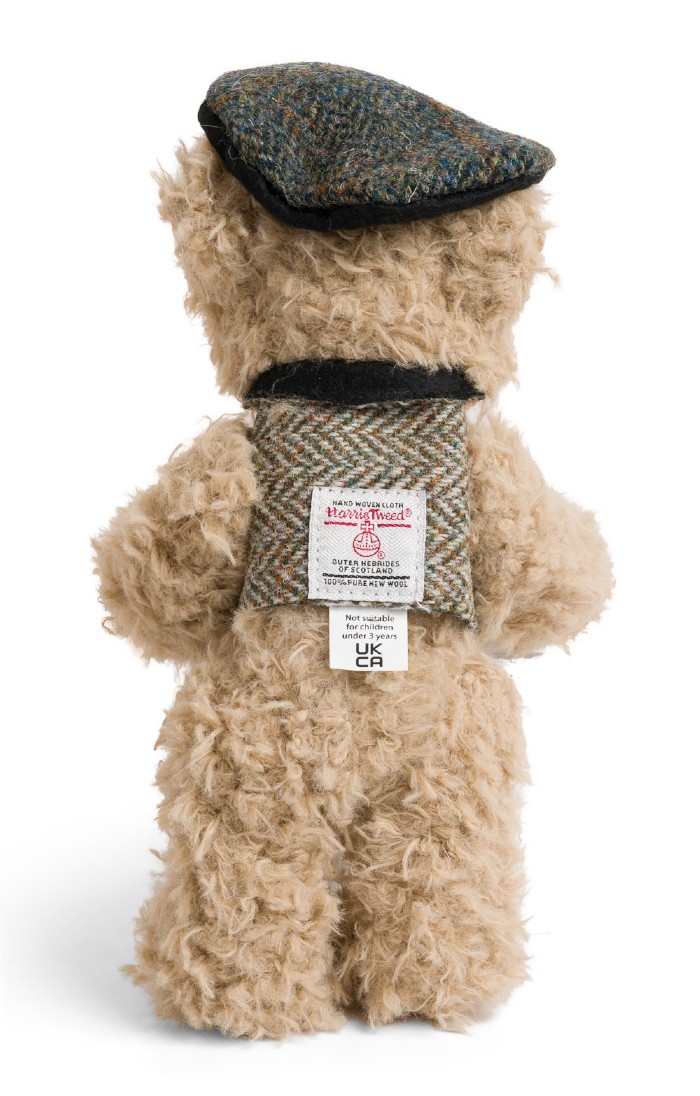 25cm Bear Dressed in Harris Tweed® - The House of Bruar