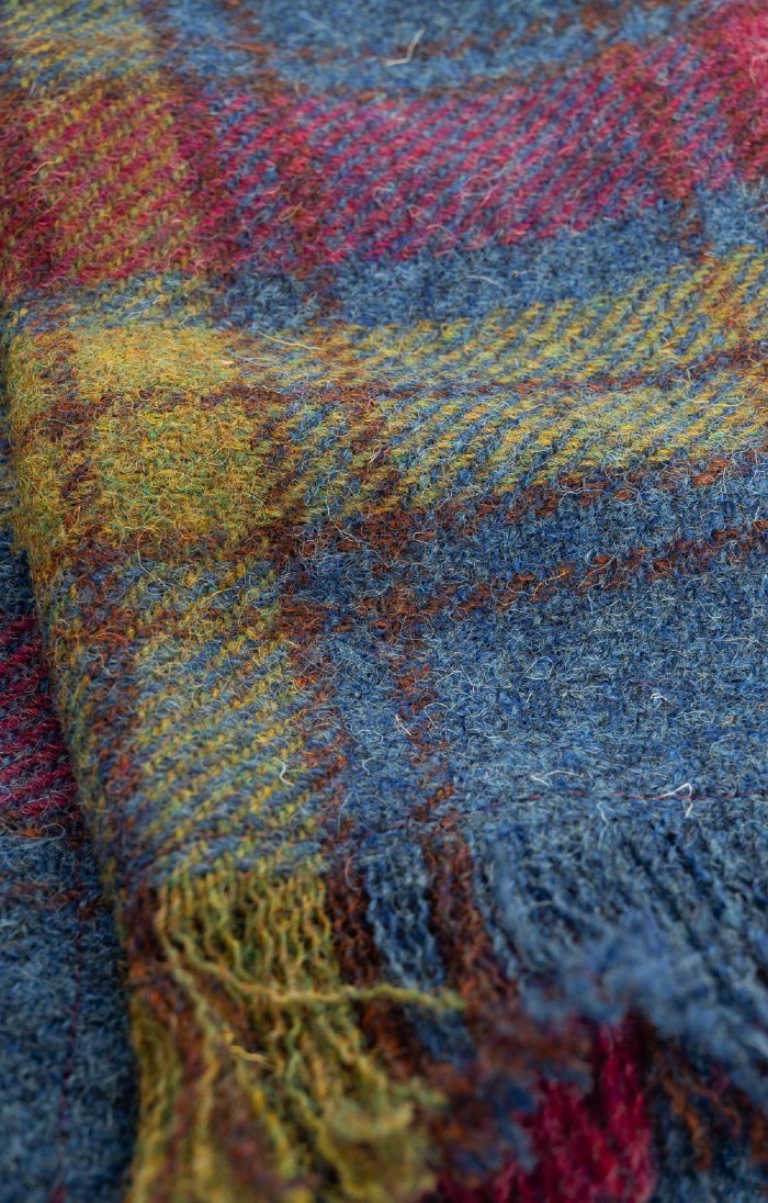 Harris Tweed Pure Wool Luxury Men & Womens Fringed Scarf 60" 150cm Harris Tweed Pure Wool Luxury Men & Womens Fringed Scarf 60" 150cm