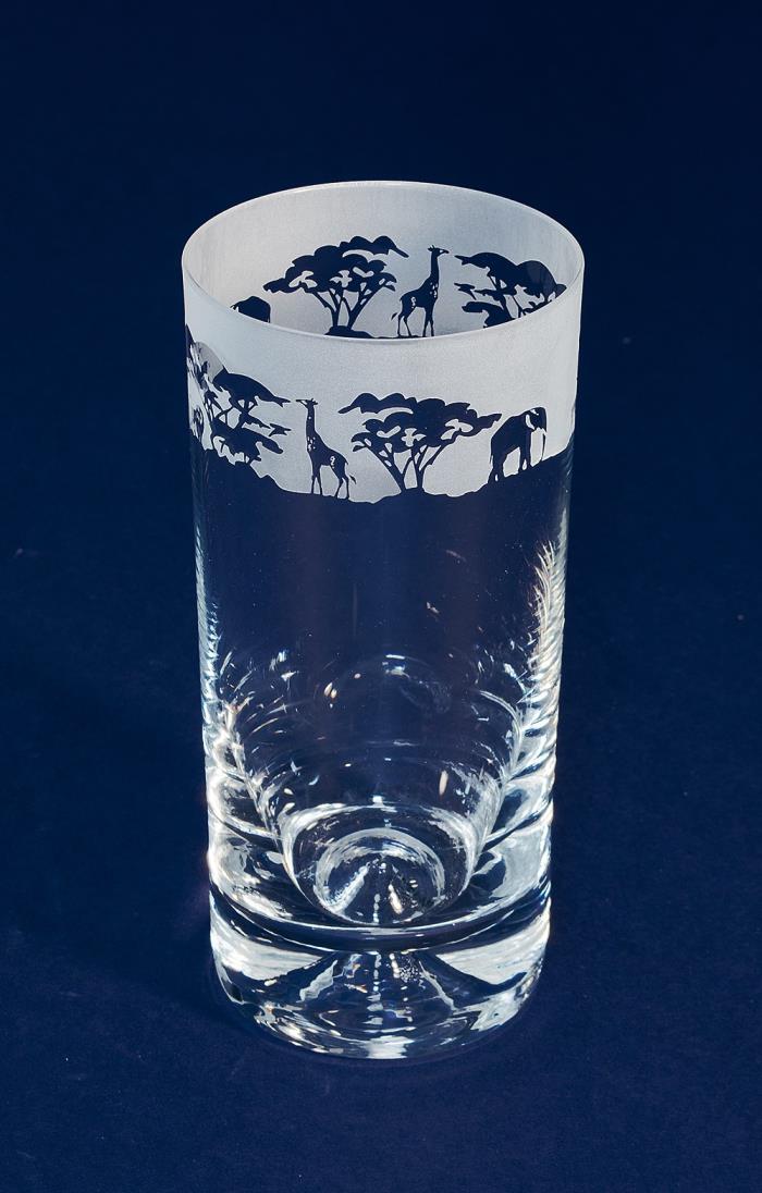 Engraved Crystal Highball Glass House of Bruar