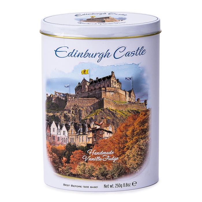 Gardiners Edinburgh Castle Fudge Tin 250g House of Bruar