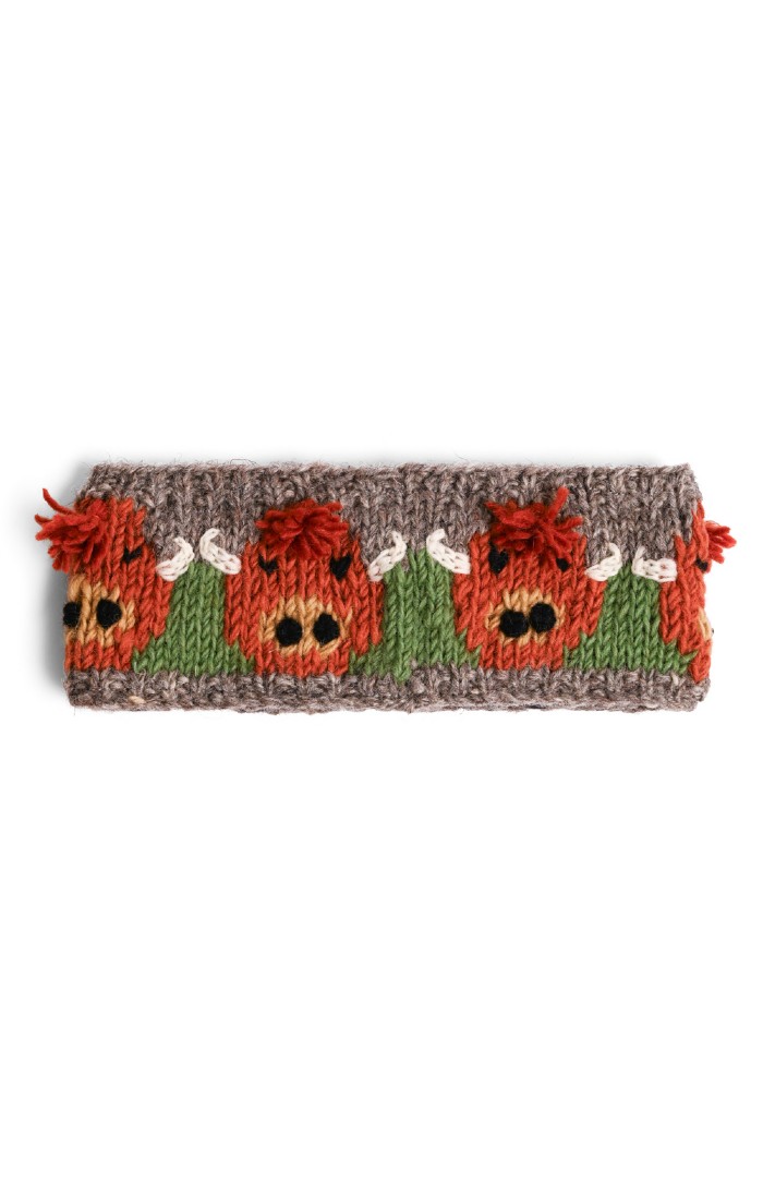 Handgebreide lamswollen wanten: met fleece gevoerd Fair Isle - winterwarm - milieuvriendelijk - Fair Trade - België