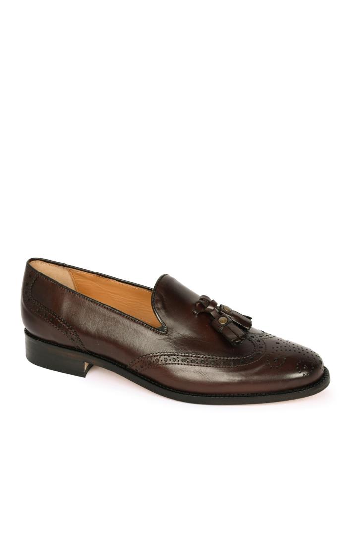 Brogue Tassel Loafer - House of Bruar