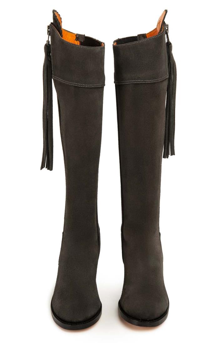 Suede riding boot store