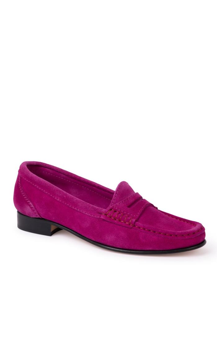 Suede Penny Loafer House of Bruar