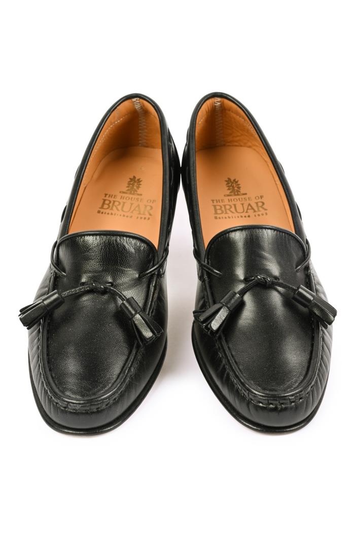 Soft Leather Tassel Moccasin House of Bruar
