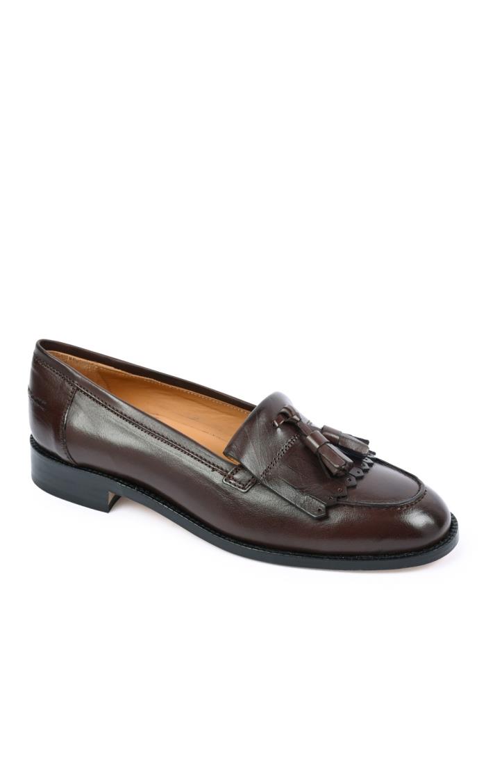 Leather Tassel Loafer - House of Bruar