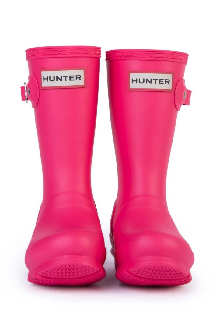 Bright pink hunter wellies online