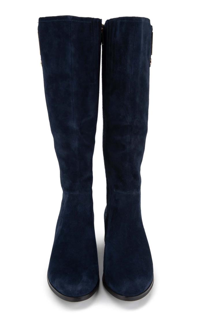 harris tweed knee high boots