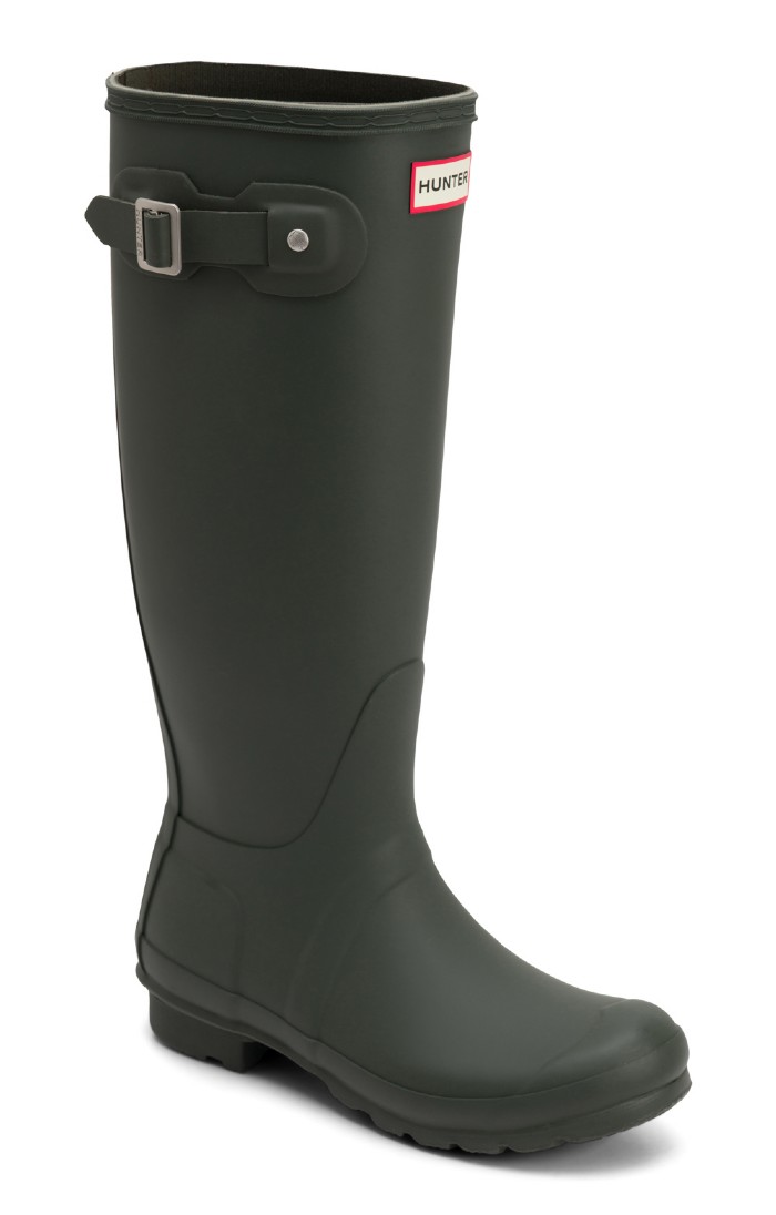 Hunter Original Tall Matt Wellies, Black - House of Bruar