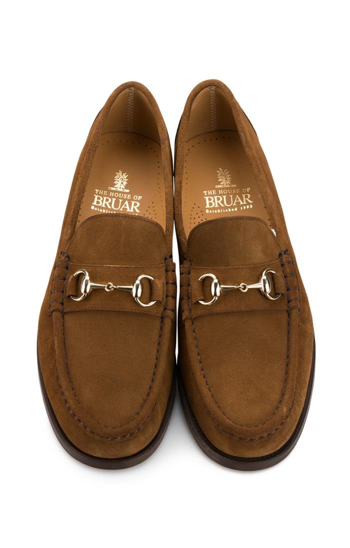 Bruar Suede Snaffle Loafer House of Bruar