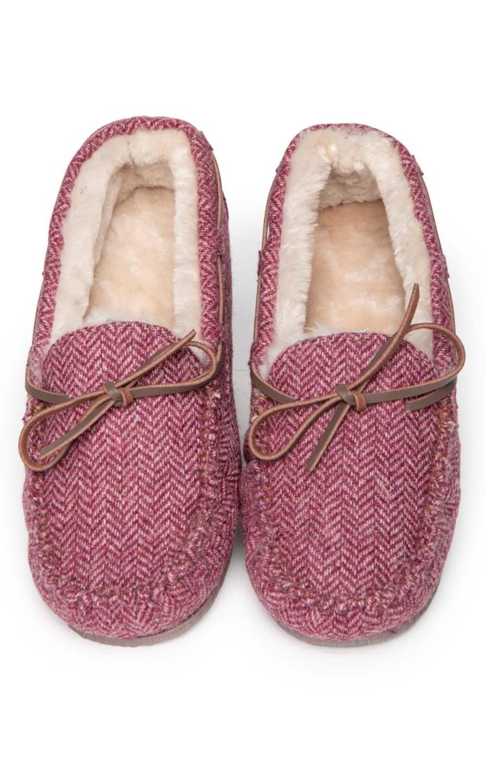 Moccasin slippers for girls clearance