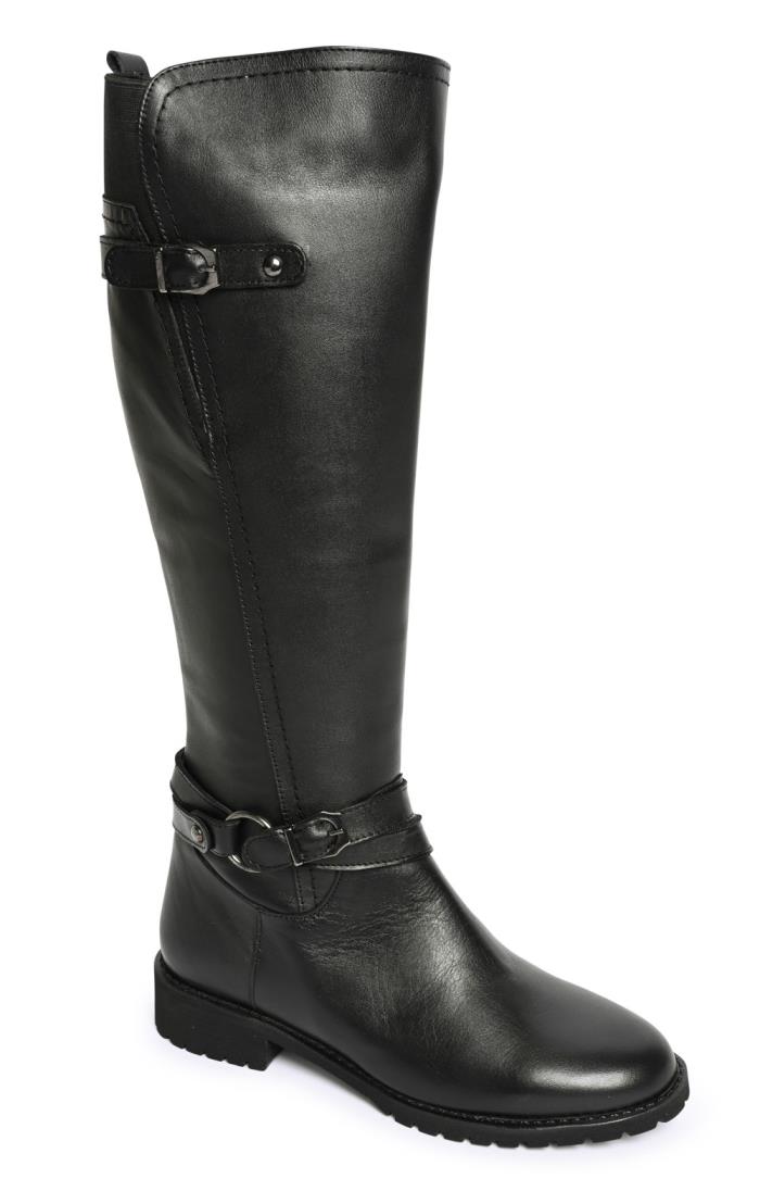 Ladies in boots and leather hot sale
