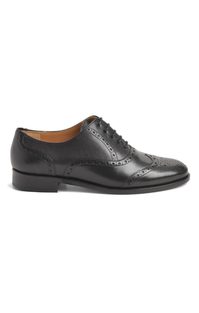 Ladies leather hotsell brogue shoes