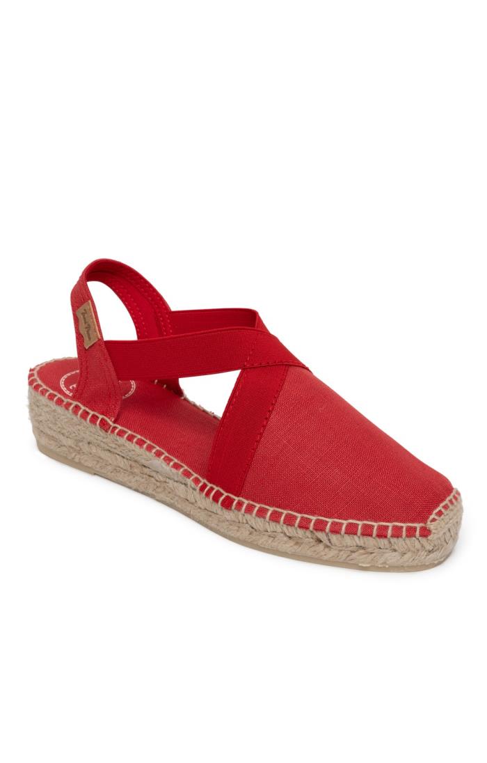 Ladies Toni Pons Linen Flat Espadrilles