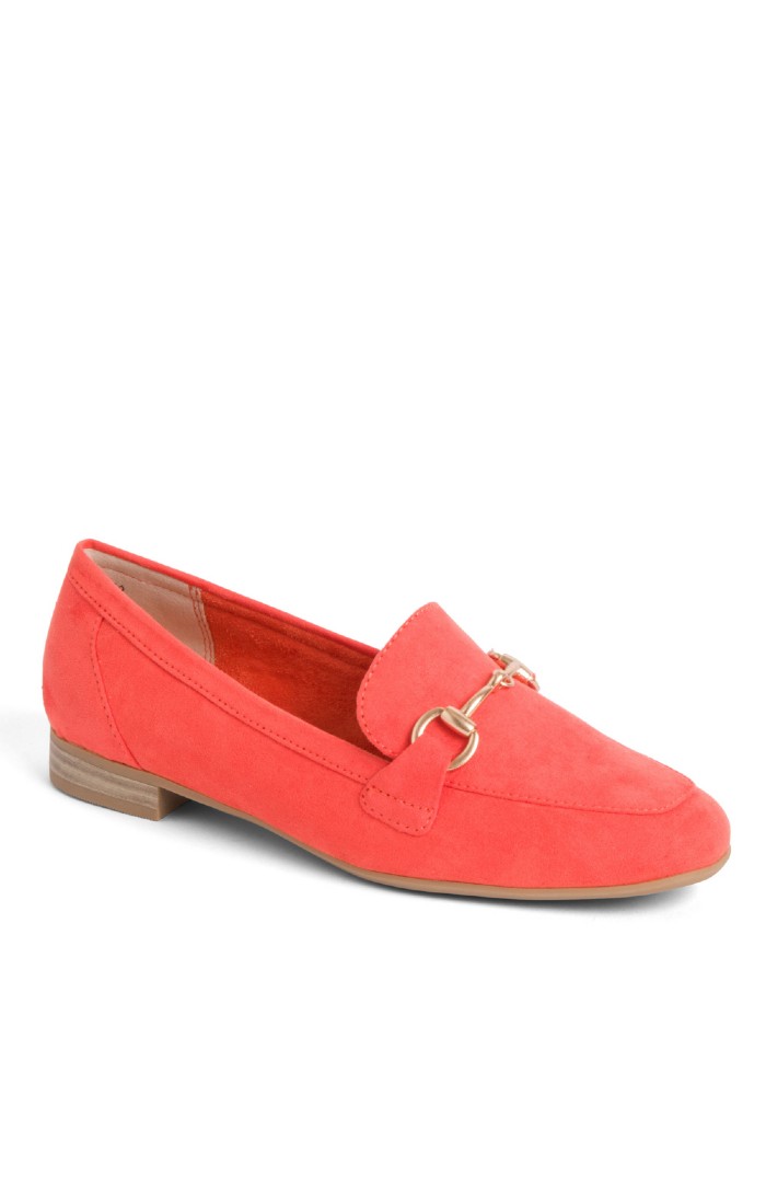 Ladies Marco Tozzi Snaffle Loafer, Orange House of Bruar