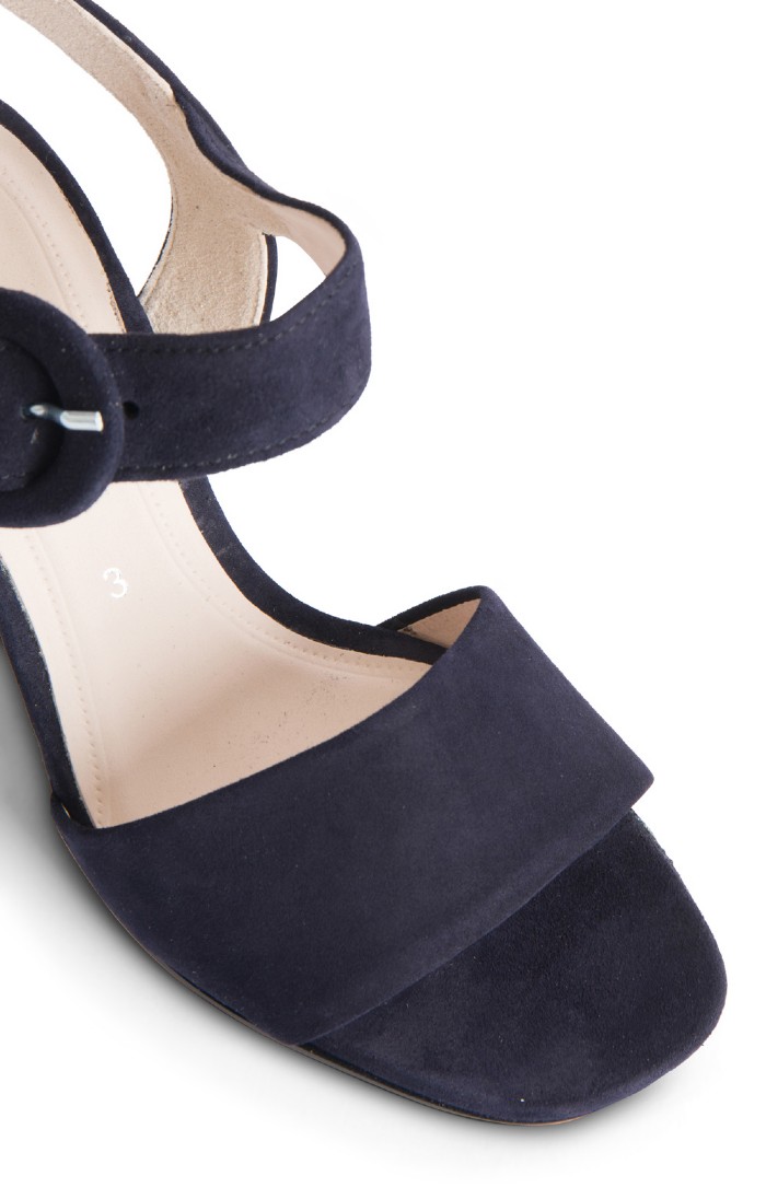 Ladies Gabor Suede Block Heel Sandals