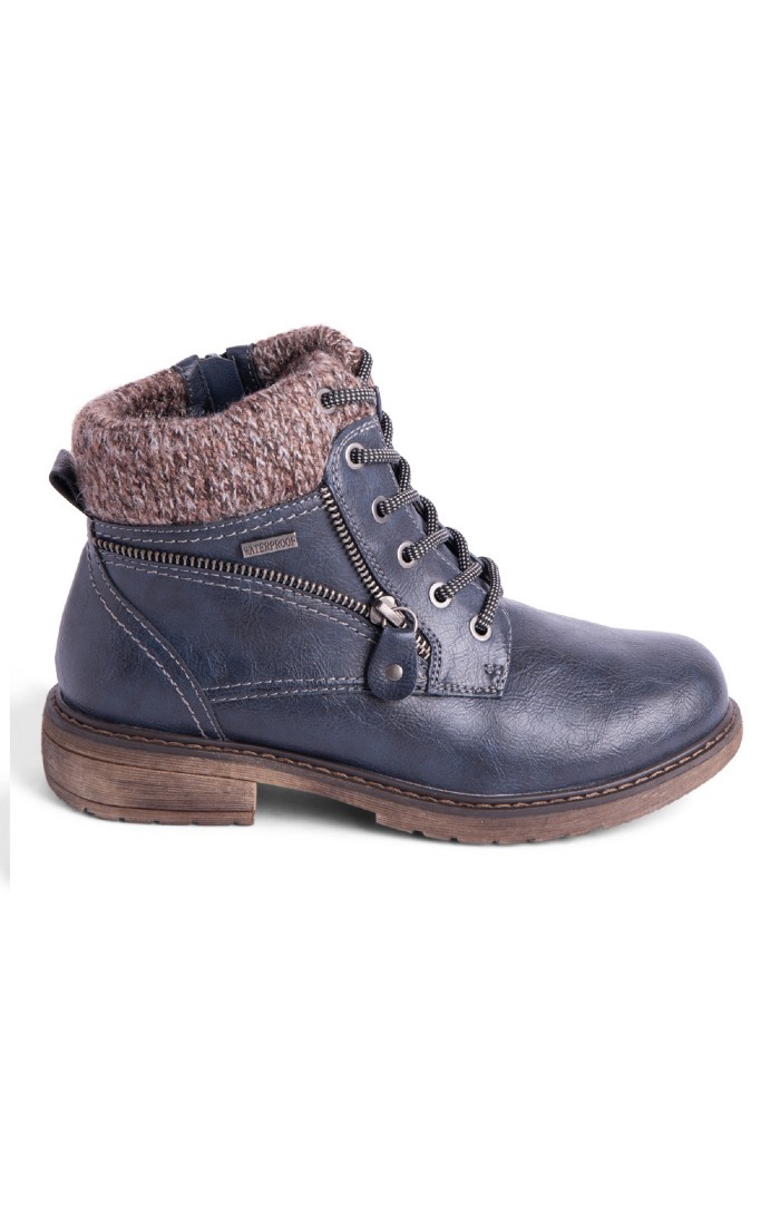 Ladies navy deals walking boots
