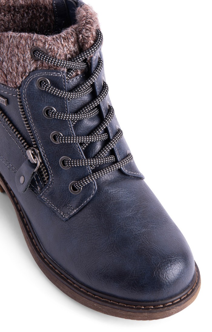 Ladies navy walking boots sales