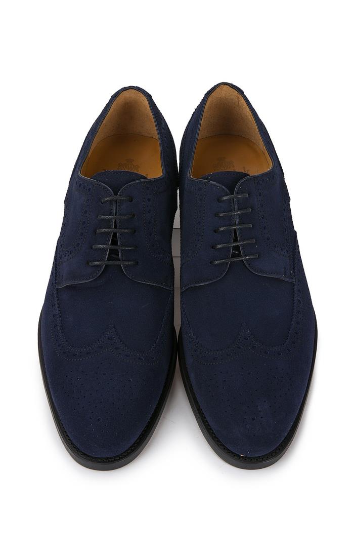 Suede Brogue Shoe House of Bruar
