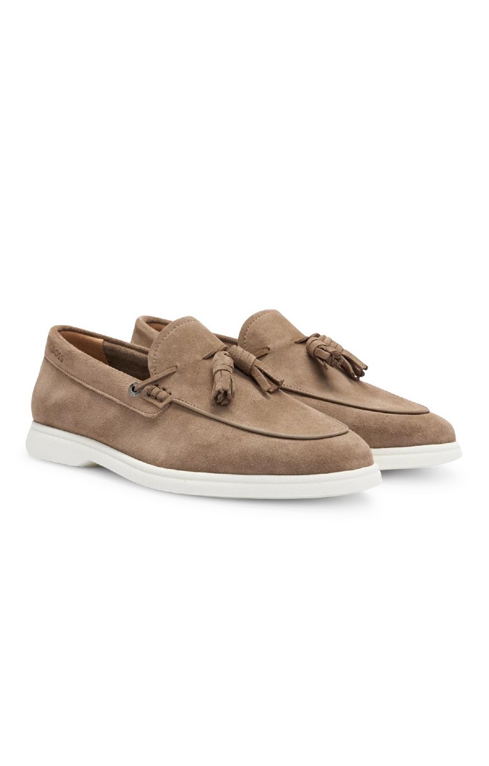 Hugo boss moccasins mens discount