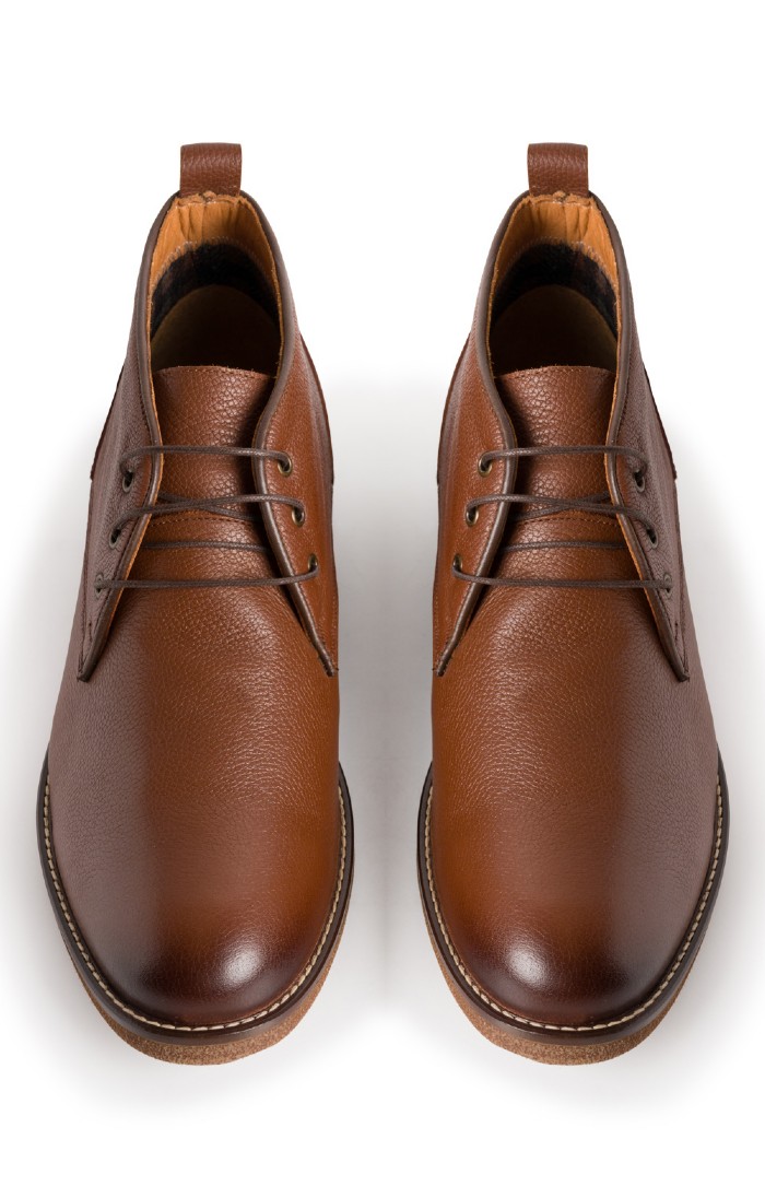 Tan leather desert boots hotsell