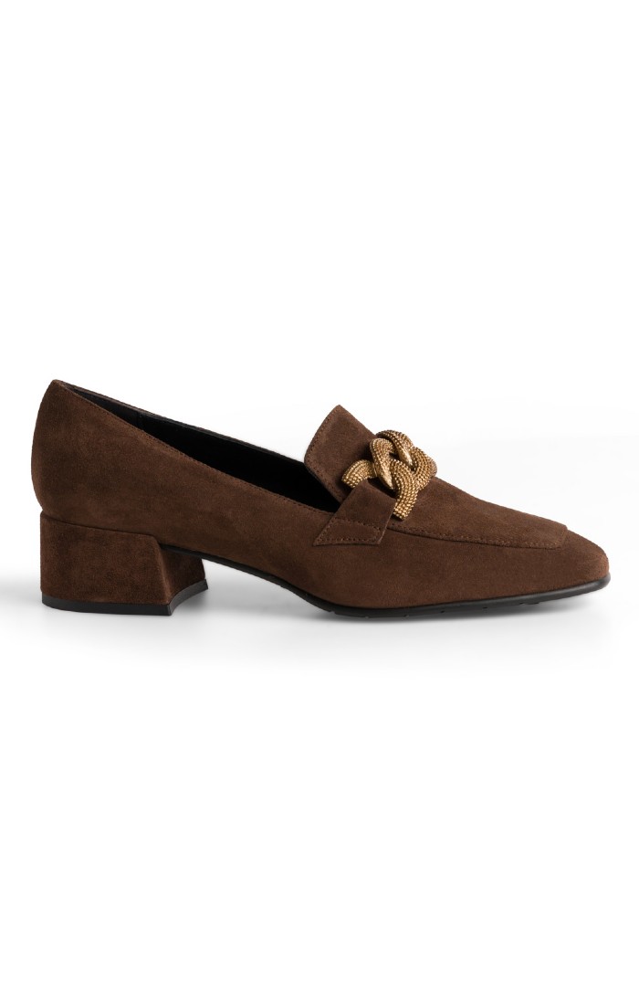 Mid heel loafers deals