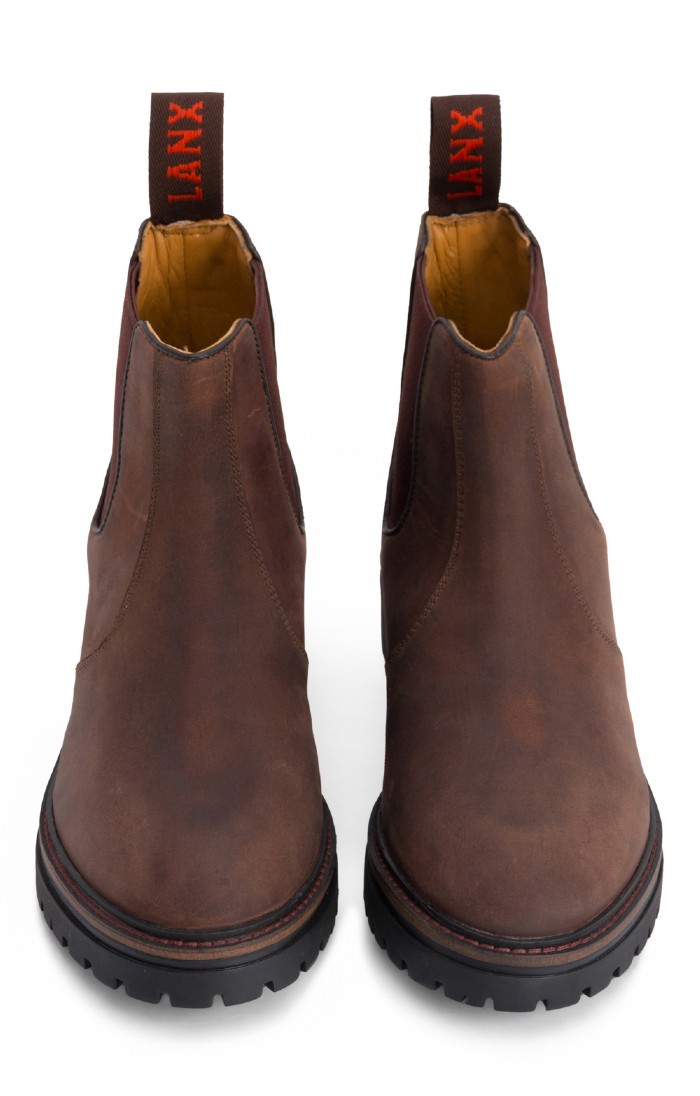 Ladies LANX Reed Chelsea Boots, Brown House of Bruar