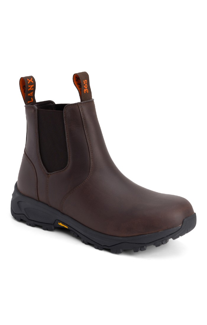 Men's LANX Ribchester Outdoor Chelsea Boots, Black - House of Bruar