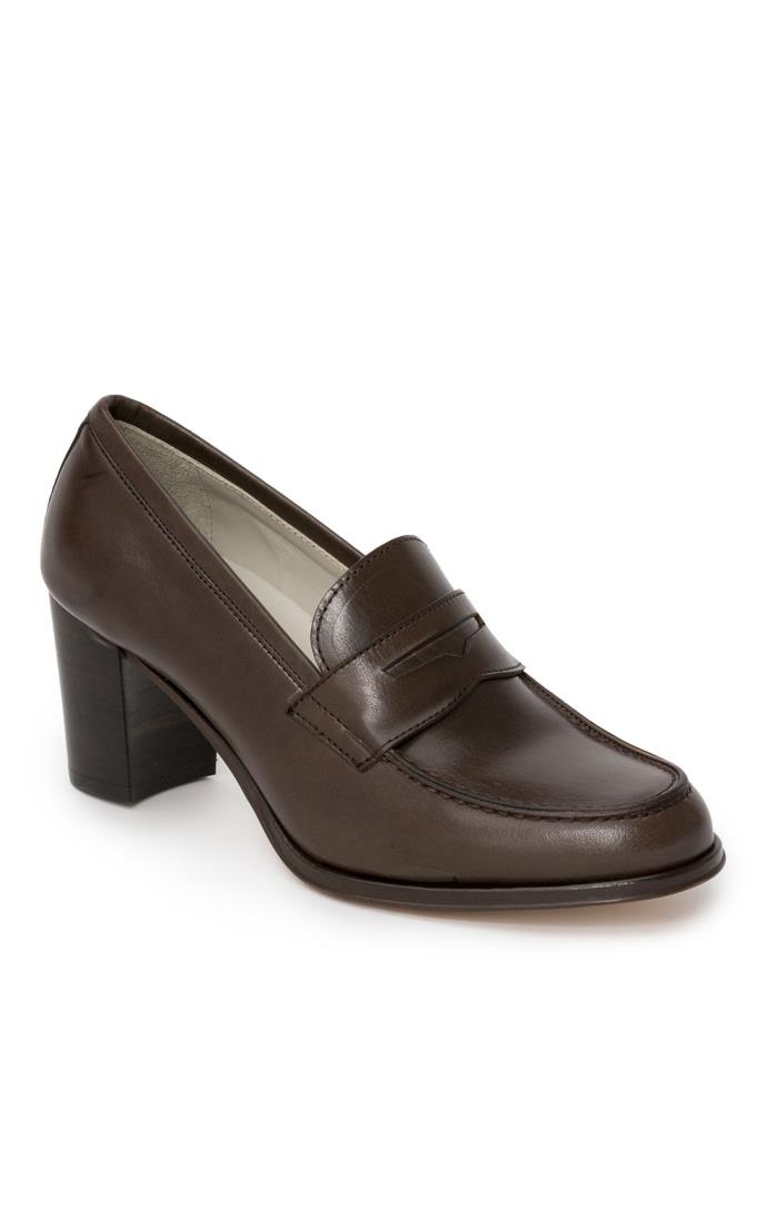 high heel penny loafers for womens
