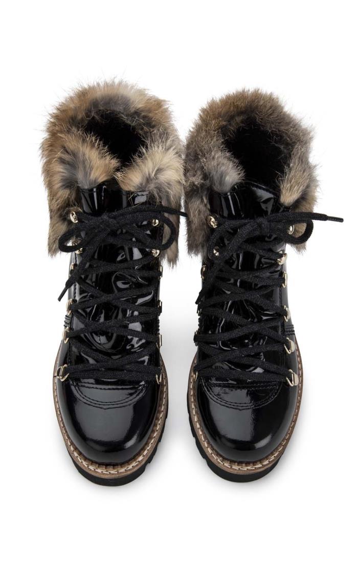 fur top boots