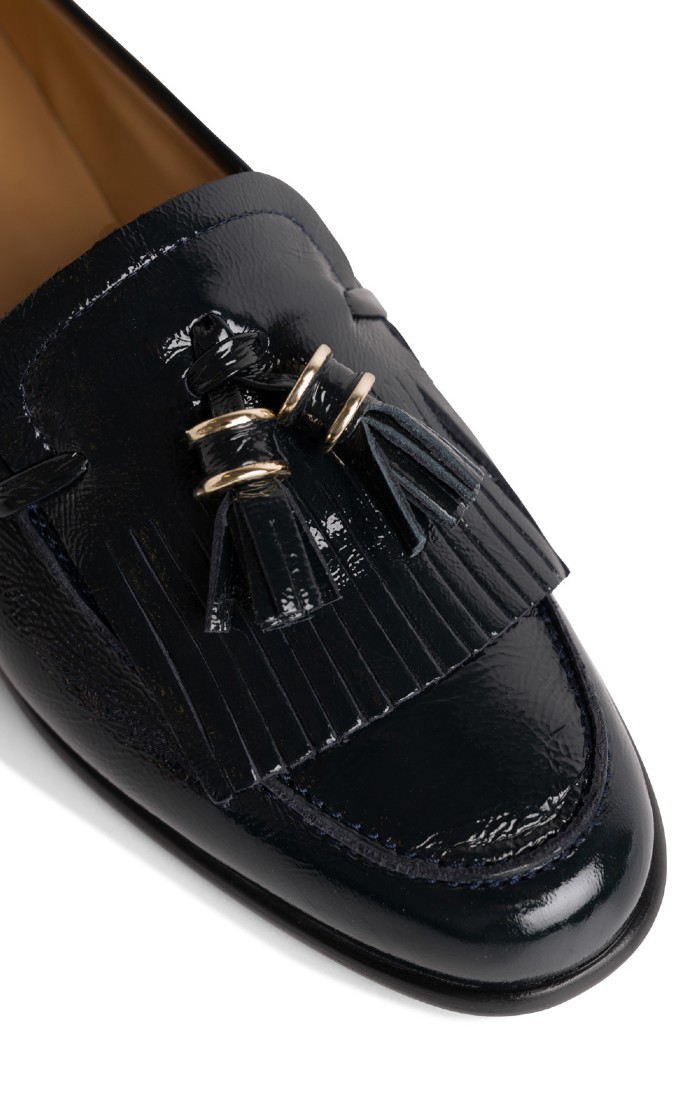 Ladies Leather Tassel Penny Loafers House of Bruar