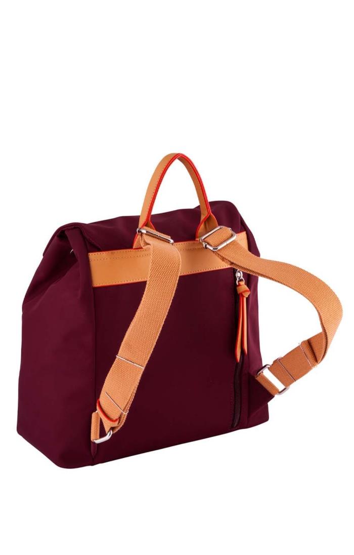 oar stripe nylon backpack