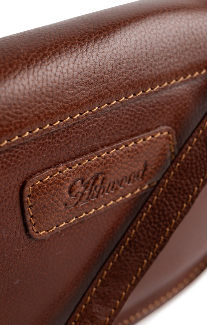 Ladies Leather Saddle Bag Brown House of Bruar