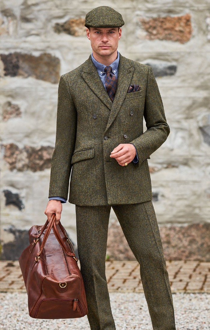 Mens leather holdall sales