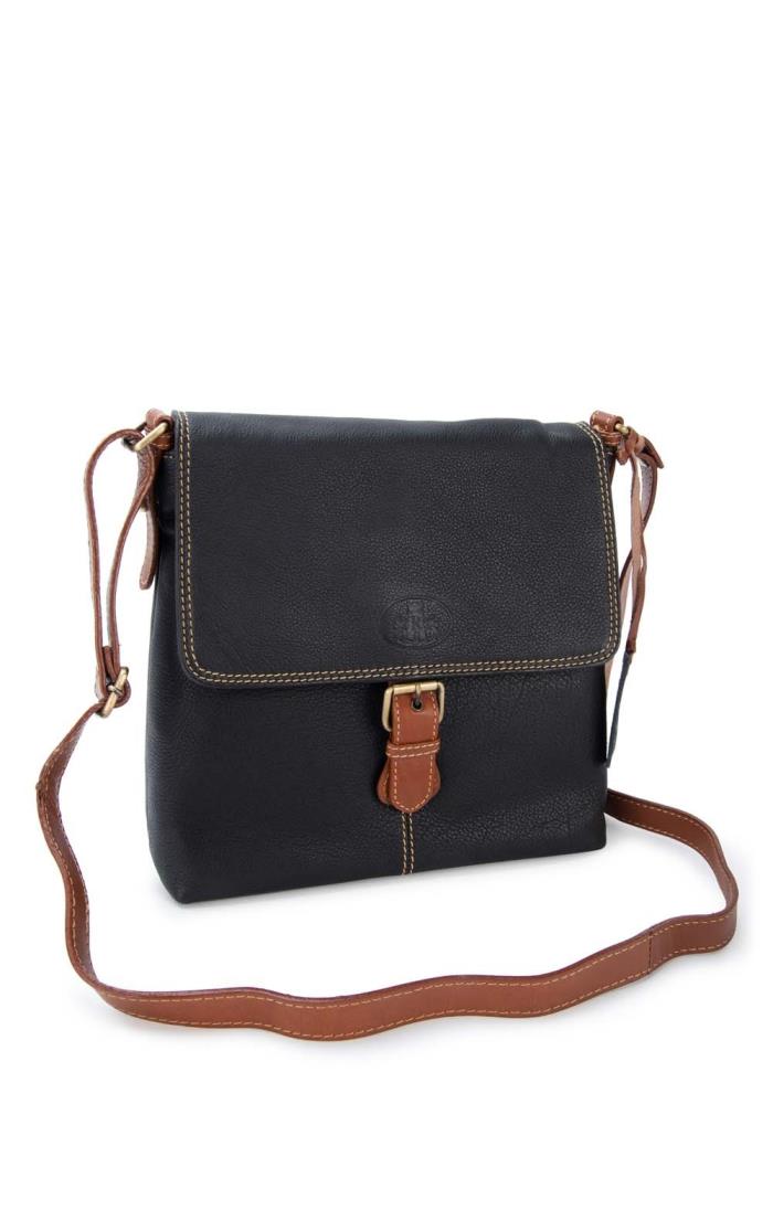Rowallan tan deals leather shoulder bag