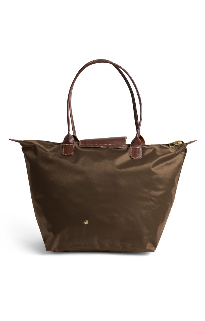 Ladies Large Foldable Nylon Tote Bag, Brown House of Bruar