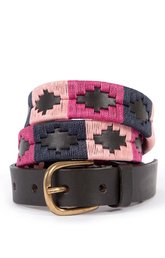 Ladies Pioneros Narrow Brown Polo Belt