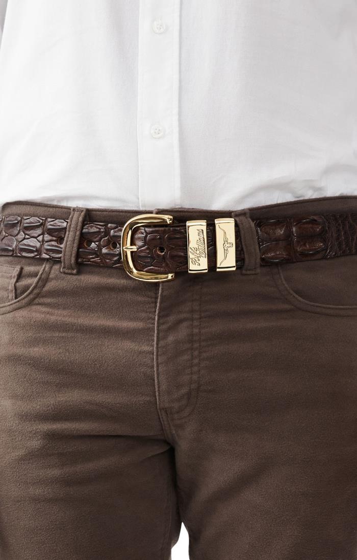 R.M. Williams Men's Crocodile Belt