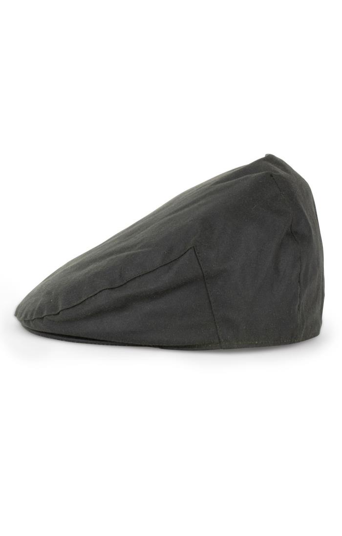 barbour wax flat cap