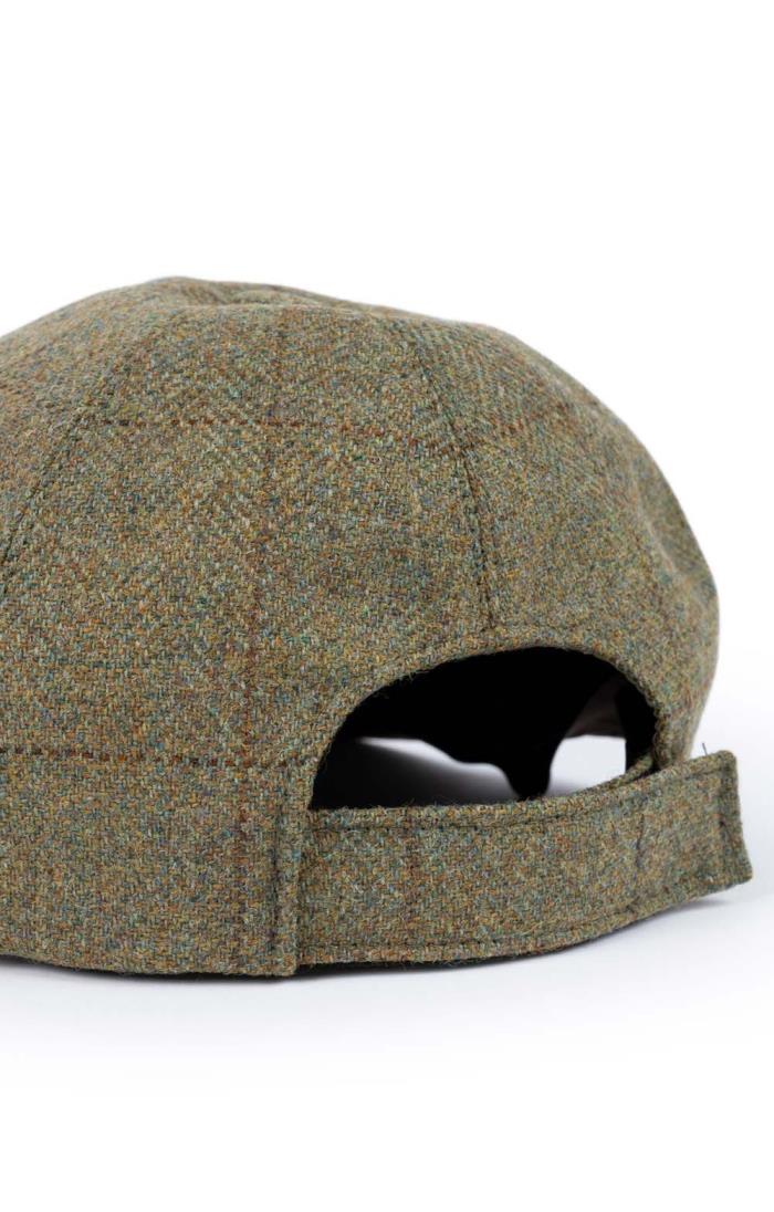 Men's British Tweed Baseball Cap, Green House of Bruar
