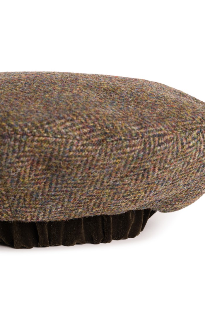 RE ARRIVAL/再入荷 - Brown Beret, Tweed® Harris Ladies House Bruar of 帽子