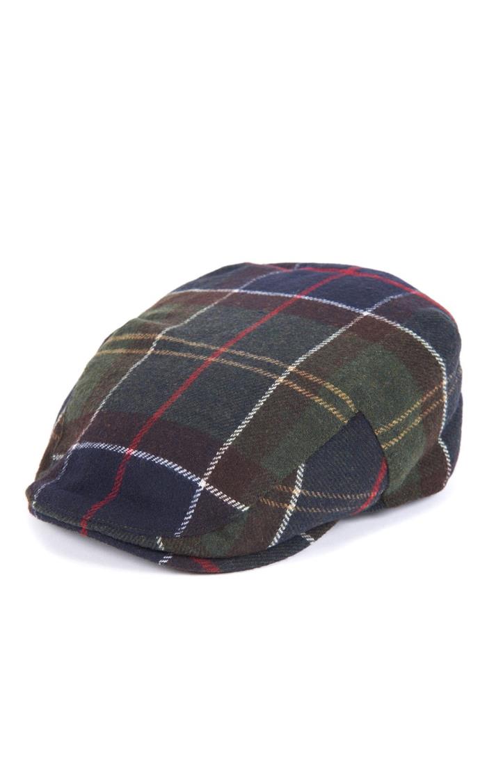 Mens barbour classic on sale wool tartan cap