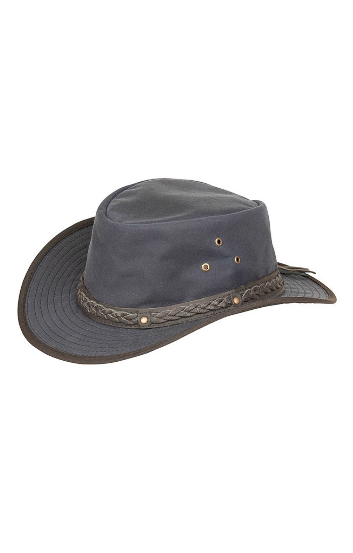 Unisex Wax Leather Braided Hat