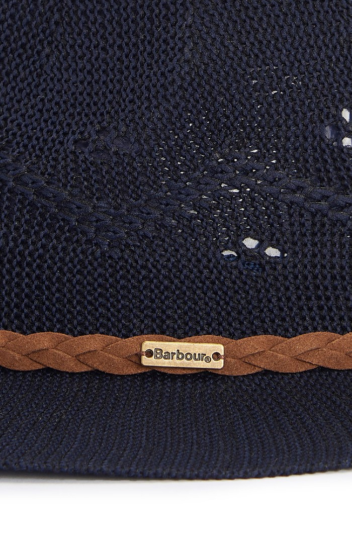 Barbour Flowerdale Trilby Hat Navy Blue Size Large Barbour Flowerdale Trilby Hat | Hats & Caps | Best of  main image 4