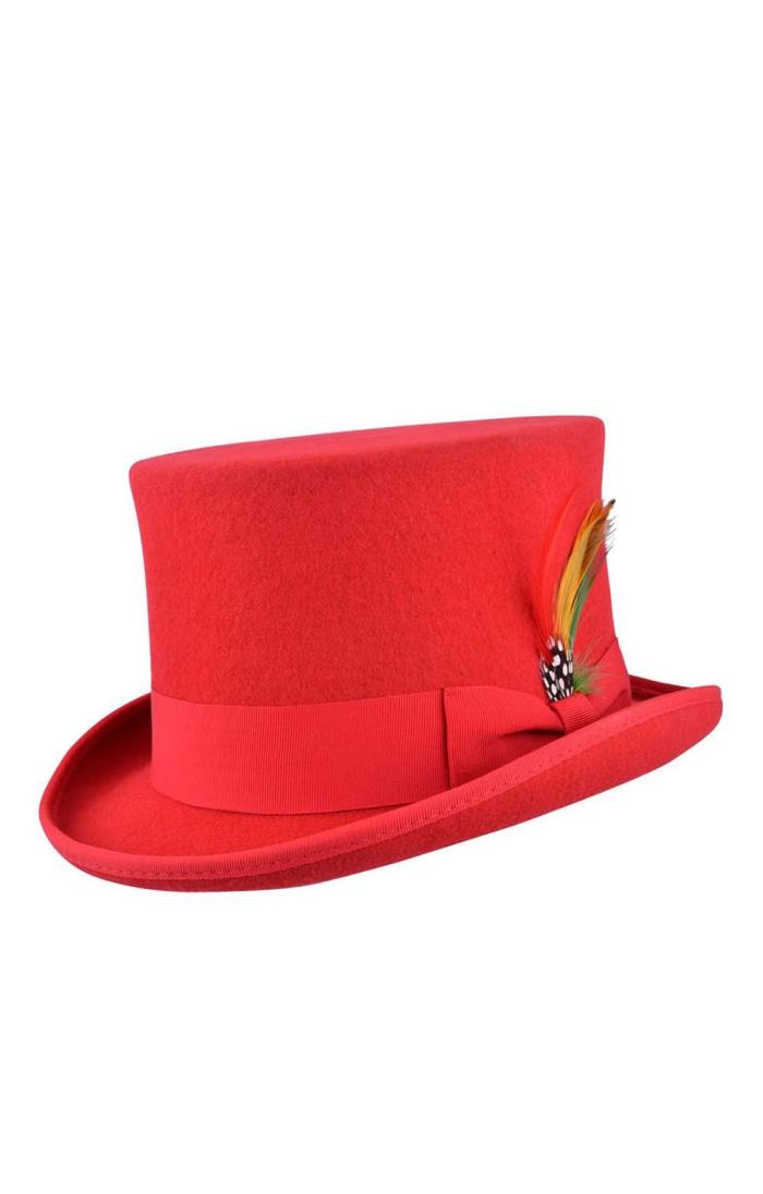 Ladies Felt Top Hat House of Bruar