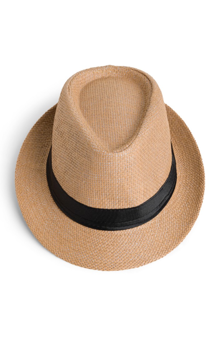 Ladies Narro, Naturalw-Brimmed Straw Fedora Hat House of Bruar