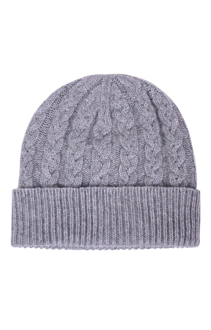 3 Ply Cashmere Cable Hat House of Bruar